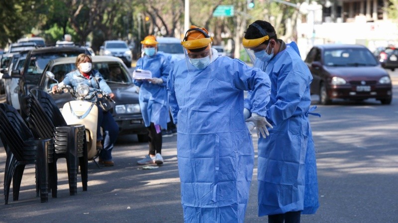El test rápido sin bajarse del auto. 