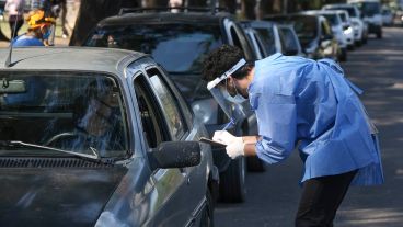 El test rápido sin bajarse del auto.