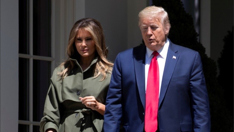 Trump y Melania se quedarán en aislamiento en la Casa Blanca. 