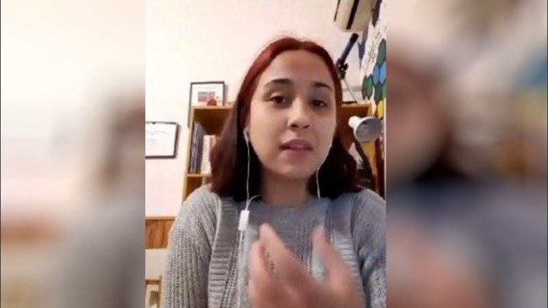 María Victoria Lomanto estudia Física en la Universidad Nacional de Rosario.