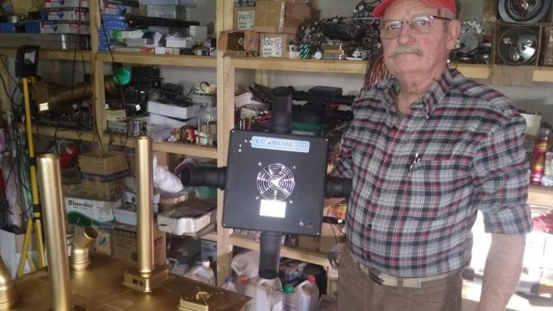 El aparato ayuda a los pacientes con covid y el proceso dura 7 minutos