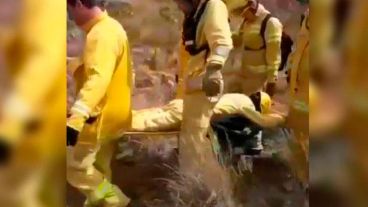 Eugenia Ferrero tiene 21 años, y ejerce esta profesión desde 2017, primero como aspirante mayor y después como bombera voluntaria.