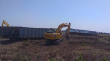 El descarrilamiento se produjo durante las primeras horas de la tarde.