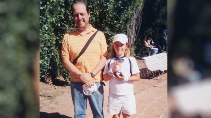 Profesor y alumna, años atrás.