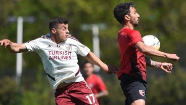 Scocco le anotó a River pero sus goles no se filtraron.