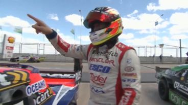 Werner celebra la victoria obtenida en San Nicolás.