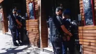 El joven acusado de robo fue detenido por la Policía.