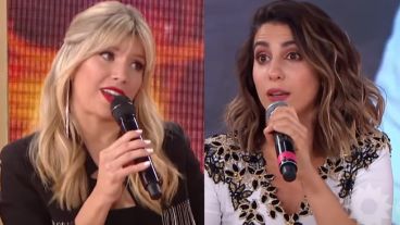 "Vos también tuviste gestión Baclini, ¿no?", le dijo Cinthia Fernández a Laurita Fernández en la pista de Cantando 2020.