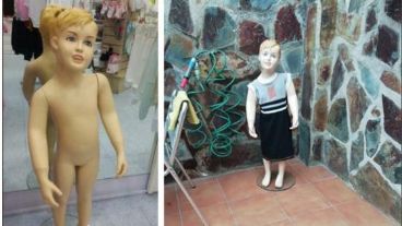 La vendedora pide 60 Euros por el maniquí.