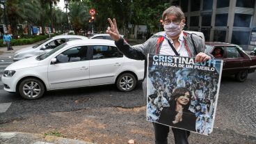 Postales de la caravana peronista este sábado 17 de octubre por las calles de Rosario.