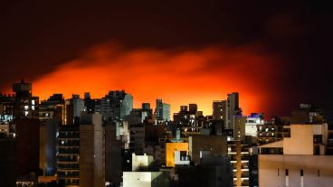 Diferentes vistas desde la ciudad este domingo.