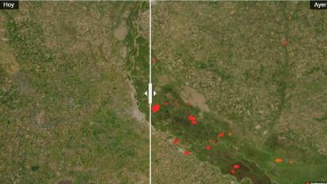 Ayer y hoy en las islas: la diferencia fue la lluvia.