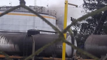 El galpón donde se produjo la explosión.