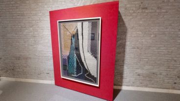 Una de las obras que integra la muestra "El camino de los campos", de Olaf Holzapfel.