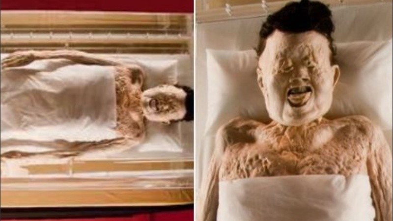 La momia de Xin Zhui conserva también sus órganos.