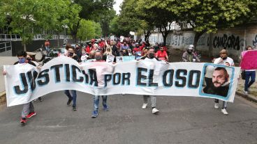 Una de las movilizaciones en reclamo del esclarecimiento del homicidio del joven.