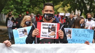 La marcha fue para pedir justicia por el Oso y seguridad.