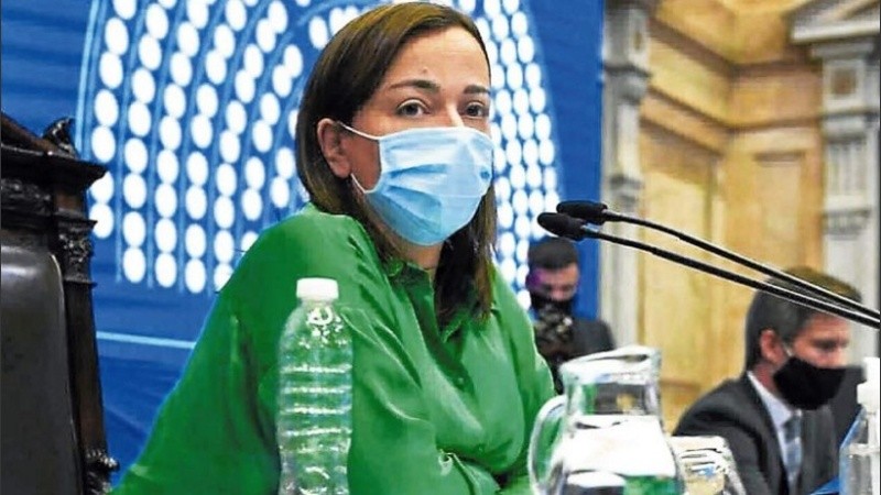 La vicepresidenta del bloque de diputados del Frente de Todos, Cecilia Moreau.