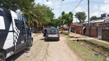 El lugar donde ocurrió el crimen.