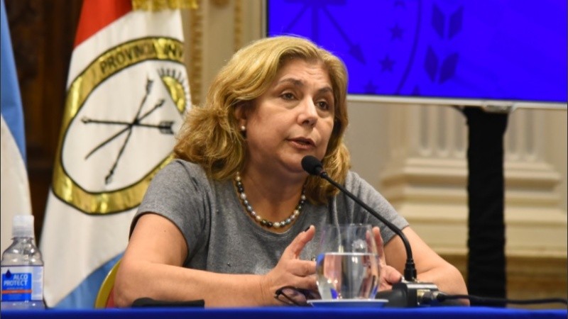 La ministra de Salud de Santa Fe permanece internada en Rosario.