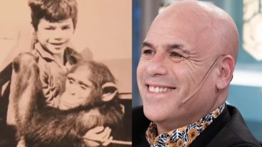 "El de este lado soy yo, la otra es la mona", bromeó El Bicho.