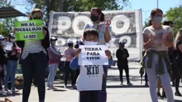 El corte que se llevaba a cabo este lunes en Mendoza y Wilde.
