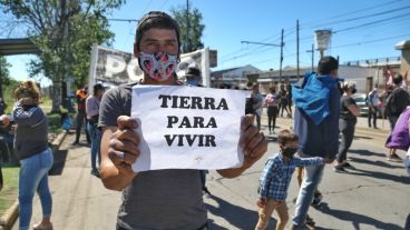 El corte que se llevaba a cabo este lunes en Mendoza y Wilde.
