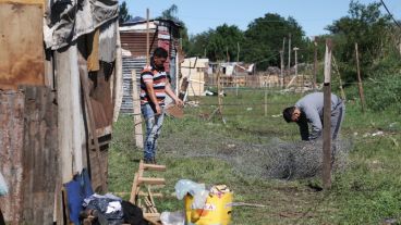 La toma de tierras en Magaldi y Benteveo.