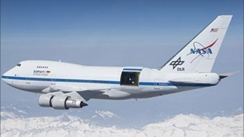 SOFIA alcanza casi los 14.000 metros de altura.