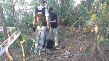 La hipótesis es que la víctima fue sometida a un sacrificio.