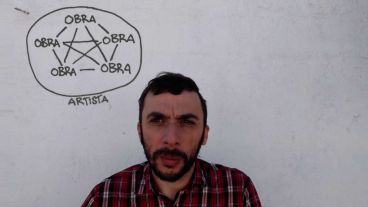 El artista Federico Gloriani nació en Pergamino y se formó en la UNR.