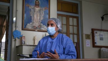 Alicia Sposito, jefa de enfermería del geriátrico provincial.