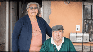 La mujer vivía junto a su marido en la parte norte del asentamiento.