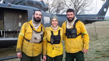 Lorena Ojeda fue la única mujer guardaparque al mando de cuadrillas en el humedal.