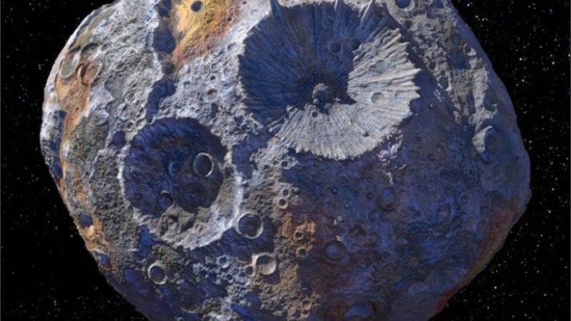 El asteroide estaría formado completamente por metales de gran valor.