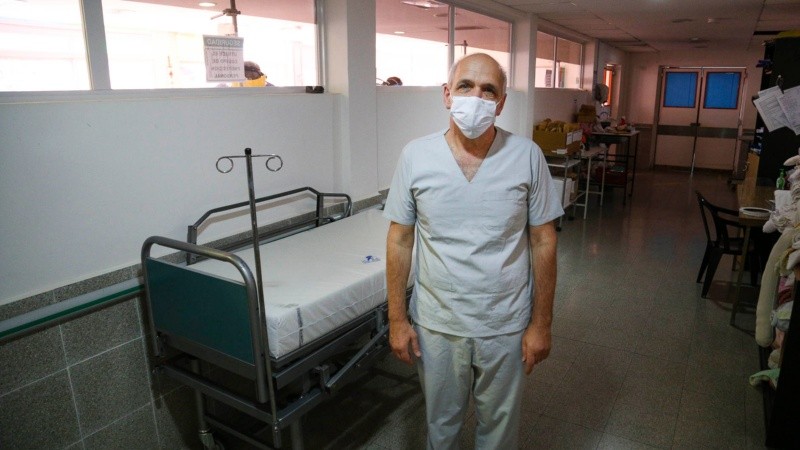 Gustavo Sciolla, jefe de Terapia del hospital Zona Norte.