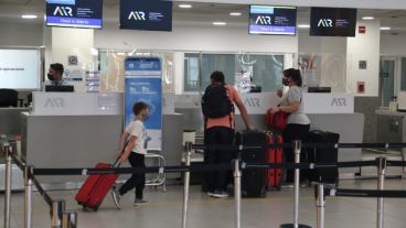 Se reactivó el movimiento comercial en el aeropuerto Islas Malvinas.