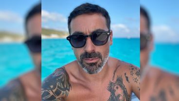 Ezequiel Lavezzi, con barba.