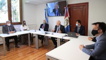 El presidente de la Cámara de Diputadas y Diputados, Miguel Lifschitz.