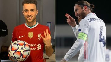 Diogo Jota hizo tres para la goleada del Liverpool y Sergio Ramos abrió el camino para el Madrid