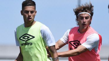 Cacciabue podría meterse en el equipo titular ante Boca.