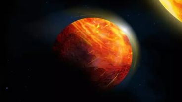 El exoplaneta es del tamaño de la Tierra y cuenta con una superficie, un océano y una atmósfera formados por rocas