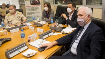 Frederic y Cabandié a la cabeza. Crearon el comité de seguridad ante los incendios.