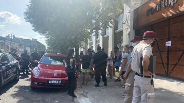El procedimiento en un bar de Rosario.