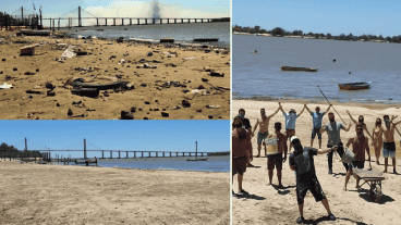 Desde la Asociación Rosarina de Kite Surf realizaron tareas de limpieza en su lugar de práctica