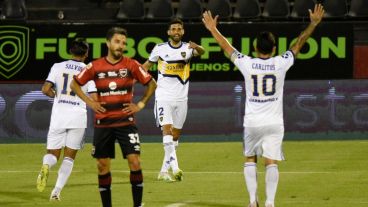 Segundo de Boca y partido liquidado en el Coloso. (Marcelo Manera/Pool Argra)