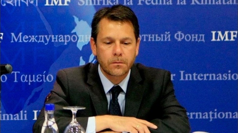 El jefe de la misión del FMI para Argentina, Luis Cubeddu.