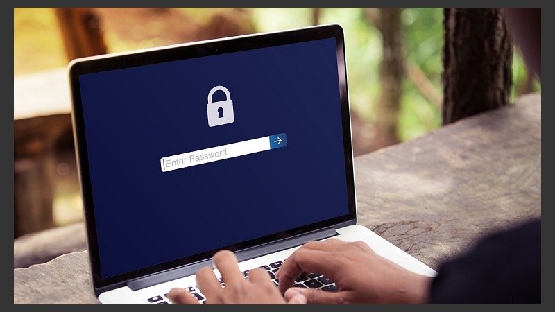 Password protected to login on the computer screen