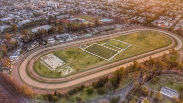 El hipódromo de Rosario, en el corazón del Parque Independencia.