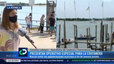Labayru anunció controles en la Rambla Catalunya durante este fin de semana.